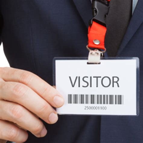 visitor badge security team